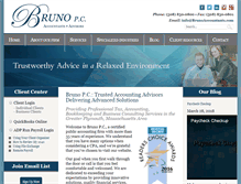 Tablet Screenshot of brunoaccountants.com